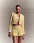 Short Tweed Amarelo Lilly