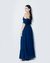 Imagem do Vestido Xale Júlia - Azul Marinho