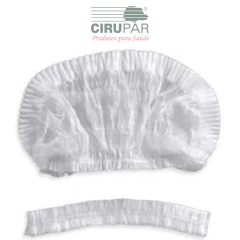 Touca Sanfonada Branca Bompack c/ 100 Un