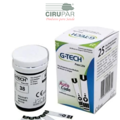 Tiras para Glicose TTFRL25 Free Lite 25un G-Tech