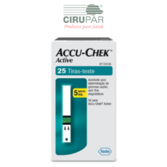 Tiras para Glicose Active c/ 25 - Accu-Chek