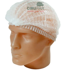 Touca Sanfonada Branca 0093201 Descarpack