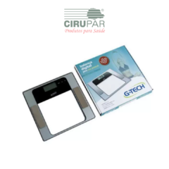 Balança digital com bioimpedância Glass 7FW - G-Tech