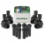 Kit Riego 4 Zonas Rain Bird ESP-TM2 + 4 Válvulas + 16 Rotores 5004