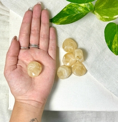 NOVO! Conta de Resina Orgânica- Natural - Fibra Estúdio | Materiais para Macramê