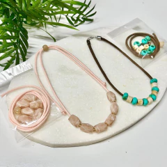 Kit de Materiais para 2 Colares em Macramê!