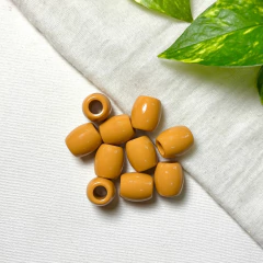 NOVO! Conta de Resina Oval - Mostarda na internet