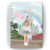 Caderno de Arame Linha Sonhos 120 folhas 2025