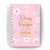 Caderno Devocional Cartas para Deus Floral Rosa - comprar online