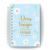 Caderno Devocional Cartas para Deus Floral Azul - comprar online