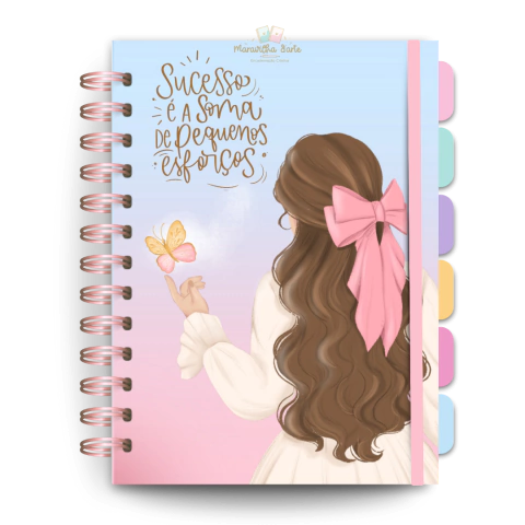 Planner Collor Master - Menina Laço - comprar online