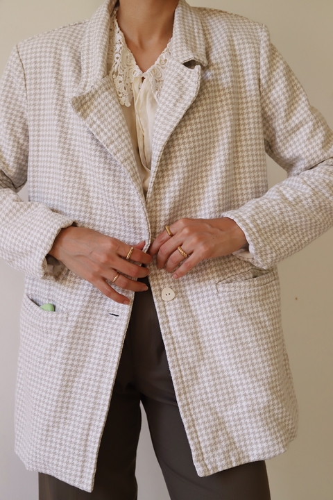 blazer pied de poule áurea - g