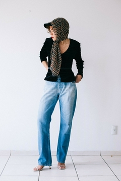 blusa vintage veludo - p