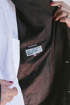 blazer marrom - 48 - Retroagir