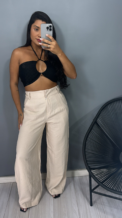 Calça Alfaiataria Nude - comprar online