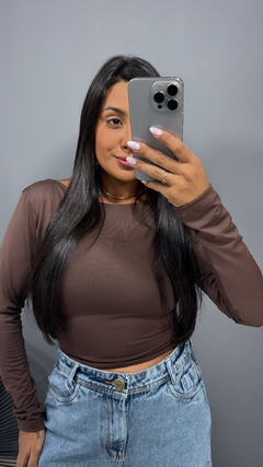 Cropped Costa Nua Manga - Bijoux Love