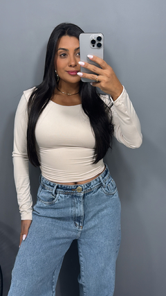 Cropped Costa Nua Manga - comprar online