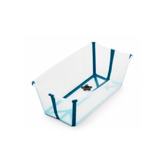 FLEXI BATH - bañera plegable STOKKE - transparente y azul