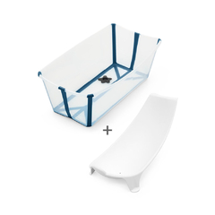 FLEXI BATH - bañera plegable con soporte STOKKE - azul