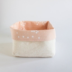 Contenedor chico estrellitas y puntitos (varios colores) - tienda online