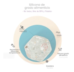 Imagen de Bowl de silicona con sopapa leoncito (varios colores)