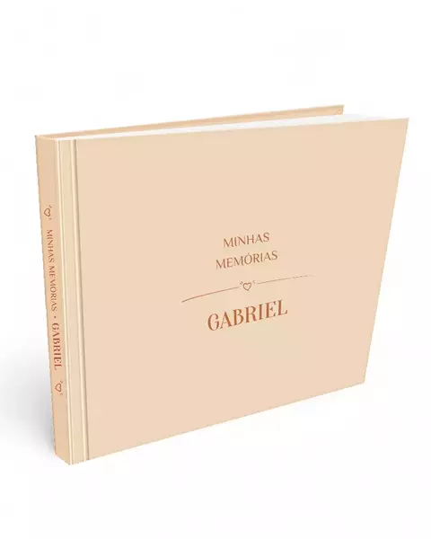 Livro do Bebê Minimalista - Memórias Creme