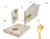 A caixa é decorada com um tema girafinha fofo e delicado, perfeita para guardar todos os pertences do seu filho. O livro do bebê é um diário onde você pode registrar todas as etapas do desenvolvimento do seu filho, desde o primeiro dia de vida até o prime