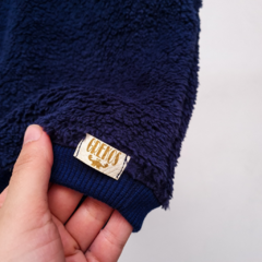 Chaleco Teddy Azul - comprar online