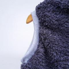 Chaleco Teddy Gris topo - comprar online