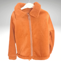 Chaqueta de corderoy con corderito Marron - comprar online