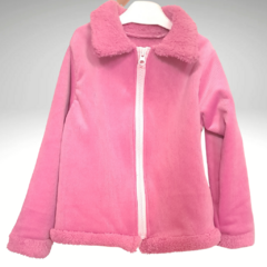 Chaqueta de corderoy con corderito Fucsia - comprar online