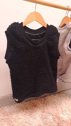 Chaleco Teddy Negro en internet