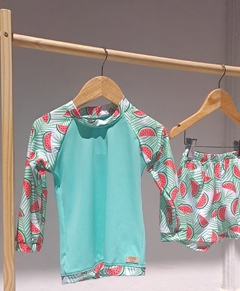 Remera uv+50 sandia talle 6