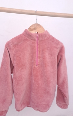 Buzo polar con cierre rosa viejo - Grekos