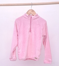 Buzo polar con cierre rosa bebe - tienda online