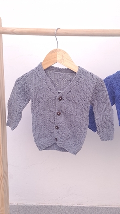 Cardigan tejido trenzado en internet
