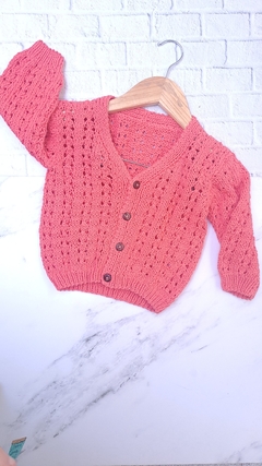 Imagen de Cardigan tejido calado