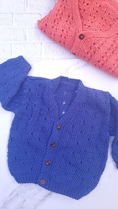 Cardigan tejido calado - comprar online