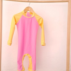 Enterito uv+50 rosa amarillo - comprar online