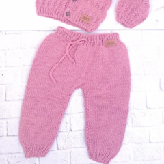 Cardigan y pantalon tejido - comprar online