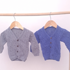 Cardigan tejido trenzado - comprar online