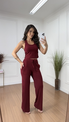 Conjunto Malha Canelada Ly