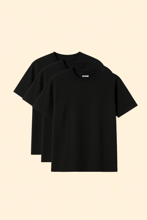 Black Friday - Pack remeras premium puro algodón x3 - comprar online