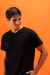 Remera Cuello V puro algodón - comprar online