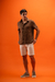 Camisa de Bambula Marron - SER BASICS | Ropa de hombre básica y de calidad