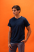 Remera Cuello V puro algodón - comprar online