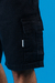 Bermuda de Jean Cargo Negra - SER BASICS | Ropa de hombre básica y de calidad