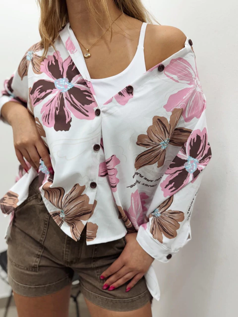 CAMISA CAIRO FLOR (2623)