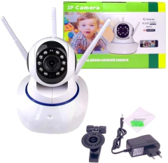 Camera ip 3 antenas P2P Wifi Interna