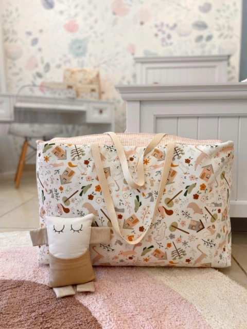 Bolsa Grande de Viagem para Roupas de Cama e Banho ou Brinquedos Canteiro - comprar online
